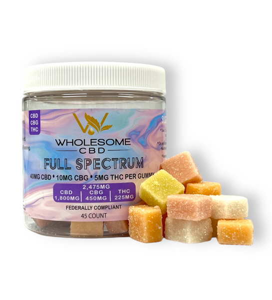 10:1 (CBD + D9 THC) Vegan Gummies – Wholesome CBD and Supplements