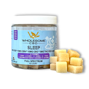 Sleep - Full Spectrum Gummies (CBD+CBG+CBN+THC)